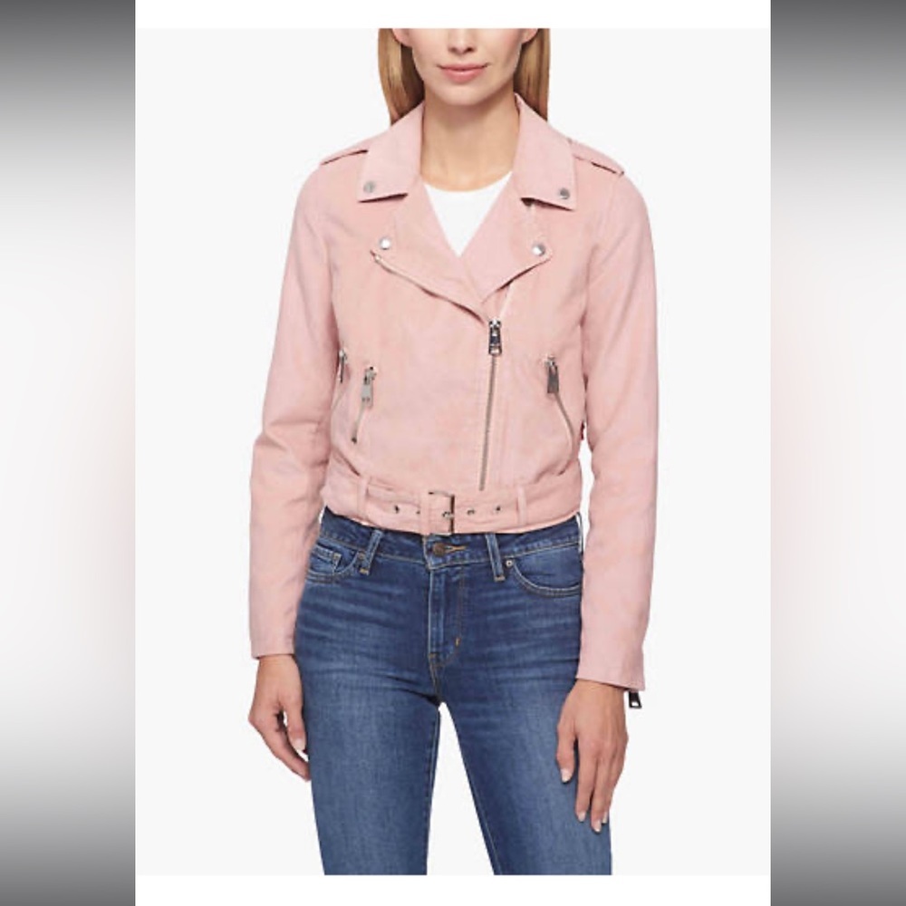 Levi's® Faux Suede Motorcycle Jacket Size Small